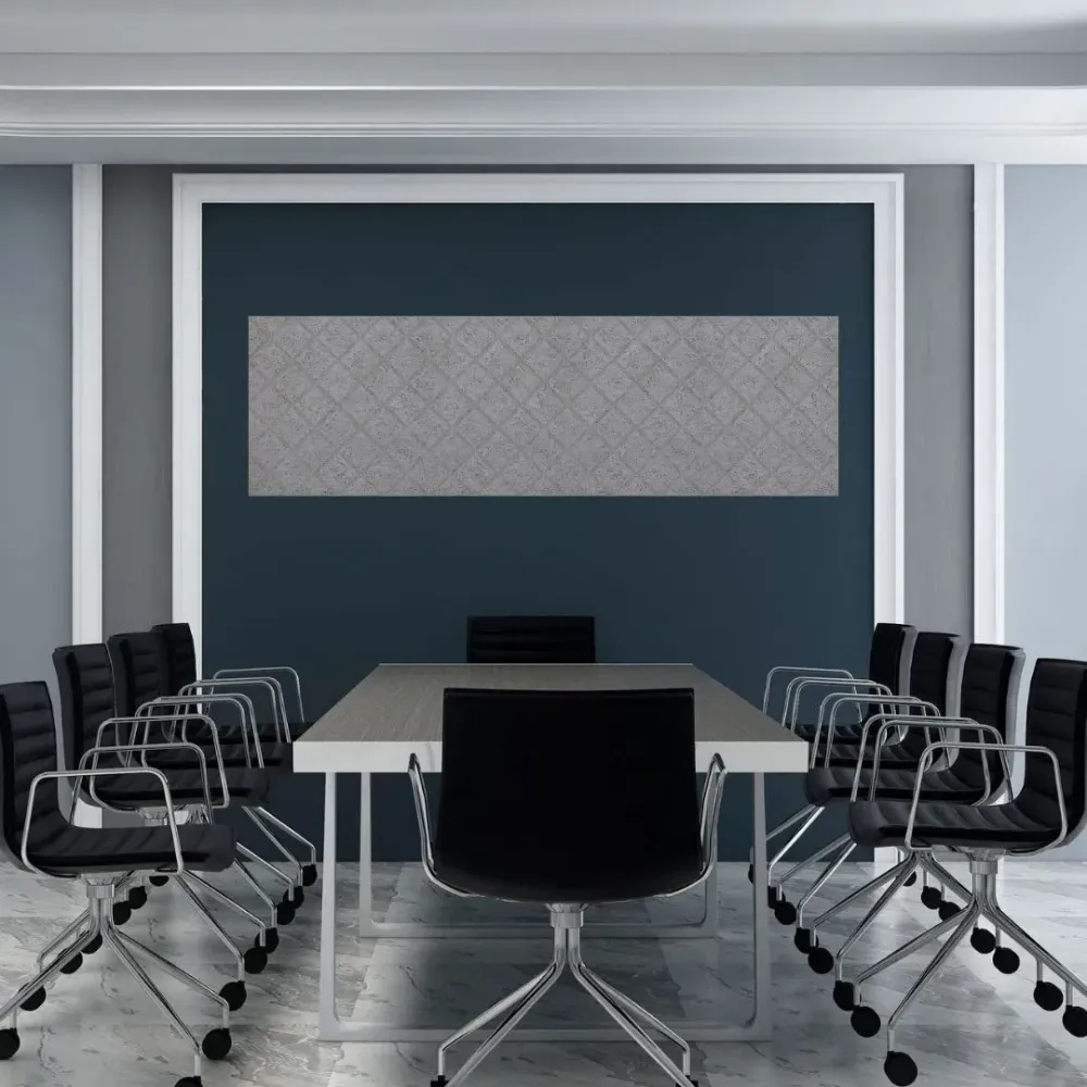 Diagonal Squares - Wood Wool Acoustic Panel