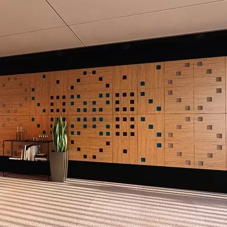 DOMINO™ - Wood & Fabric Acoustic panel