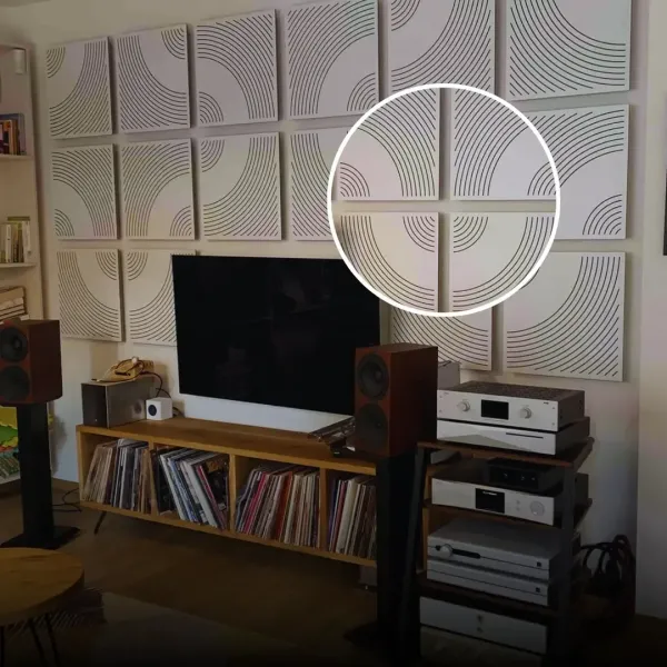 Decibel-Acoustic Panels in a Living Room