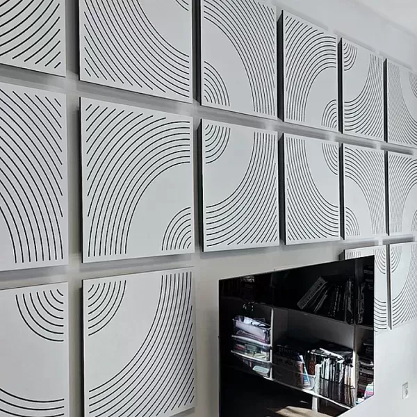 Acoustic Panels in a Living Room