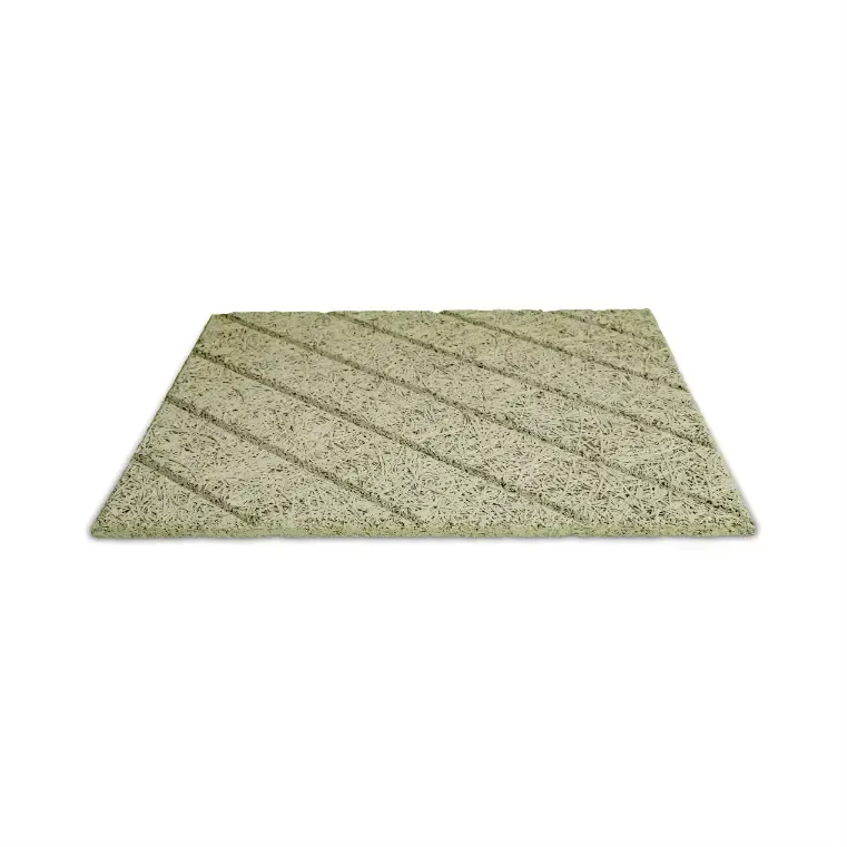 Diagonal Lines - Wood Wool Acoustic Panel