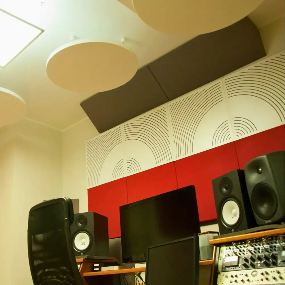 Acoustic materials in Saint Louis College of Music, Rome, Italy