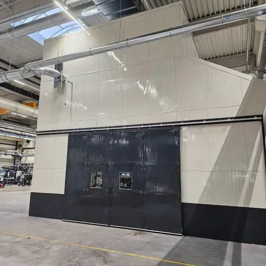 Custom Soundproofing Cabin in a Factory