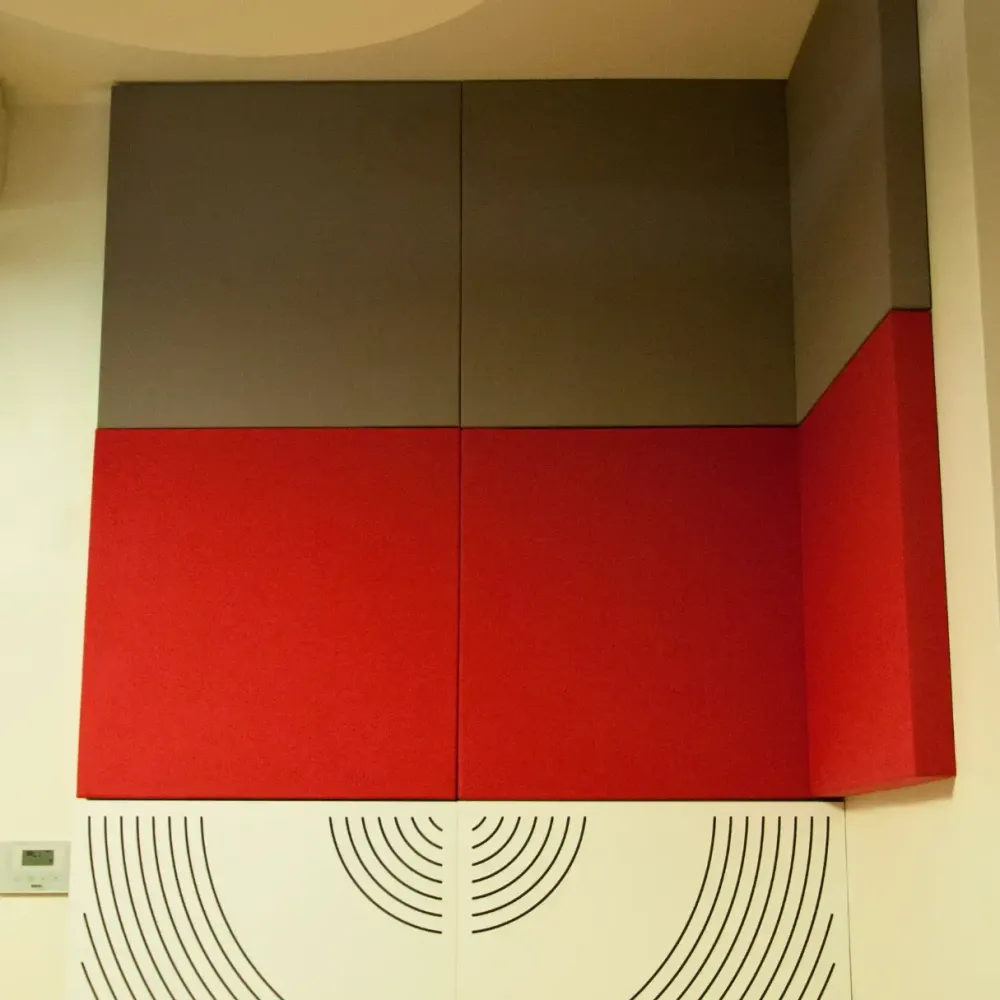 Acoustic materials in Saint Louis College of Music, Rome, Italy