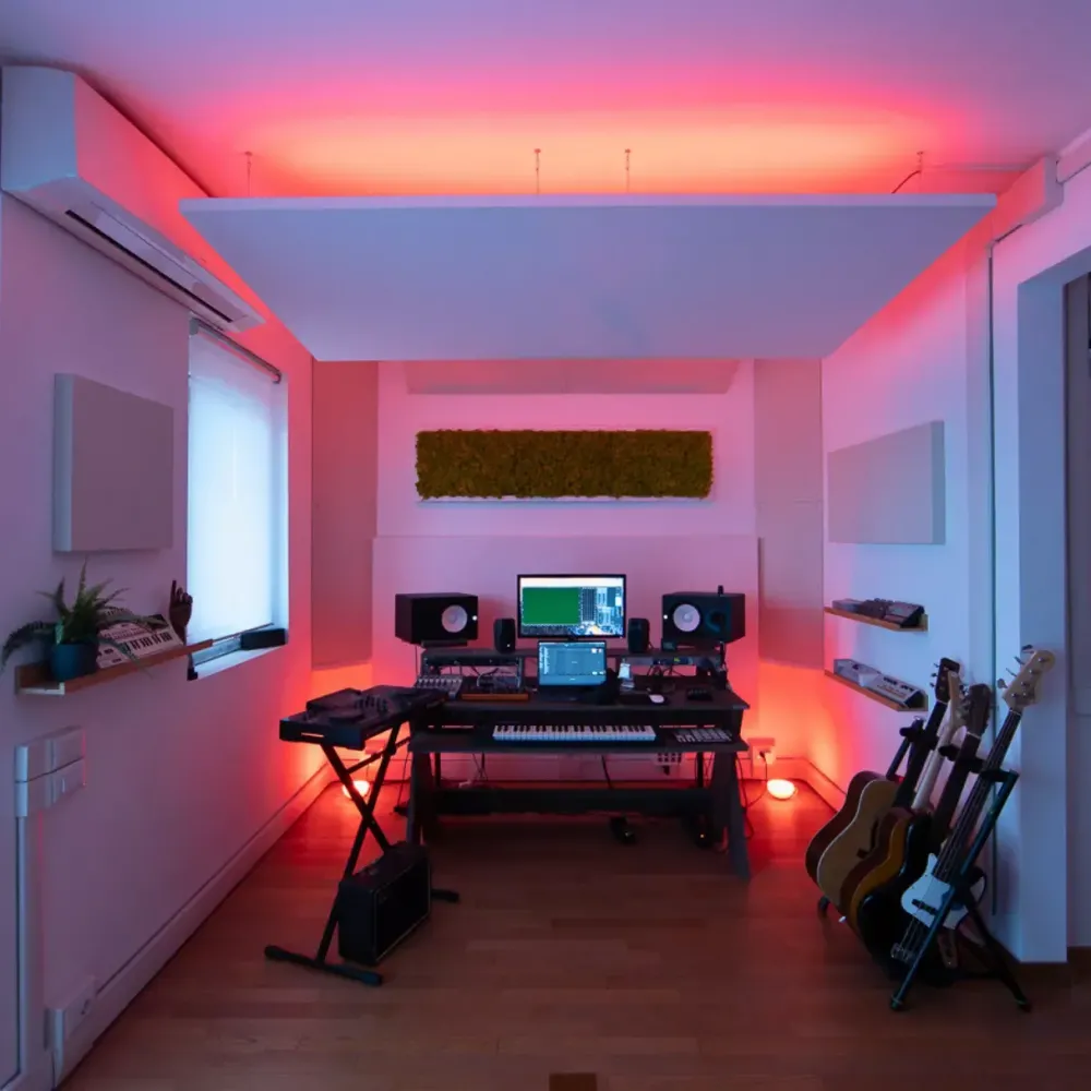 Modern Music Production Studio in Rome