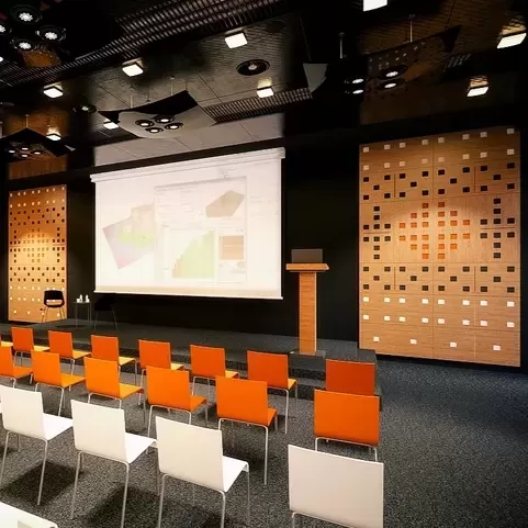 DOMINO™ - Wood & Fabric Acoustic panel