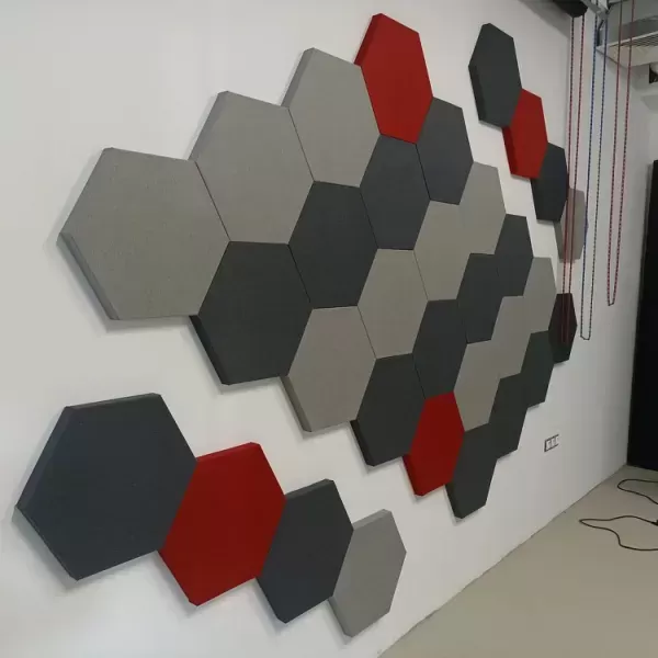 Acoustic panels in professional studio