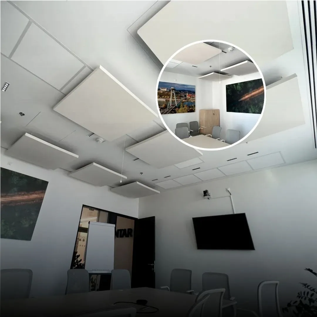Decibel-Acoustic Treatment of Kantar Slovakia Meeting Room